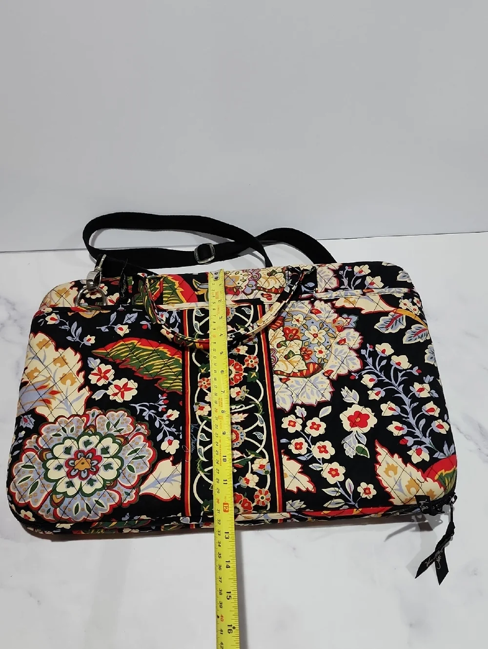 Vera Bradley Floral Quilted Laptop Case Bag